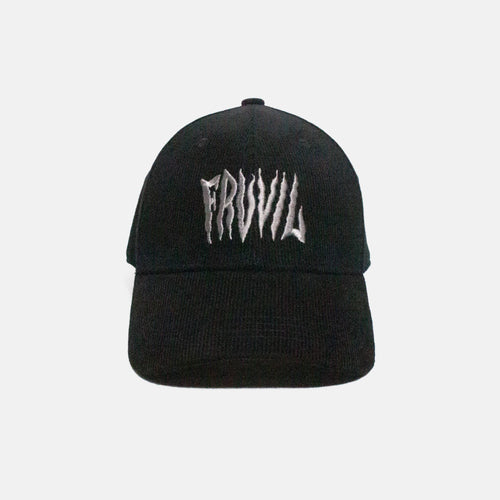 'FRUVIL Embroidered Logo' Hat [Black]