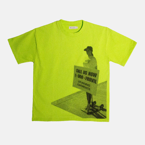 'Call Us Now' Tee [Lime]