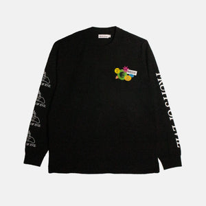 'Rebelslabel' Longsleeve Tee [Black]