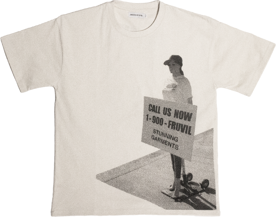 'Call Us Now' Tee [White]