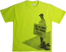 Load image into Gallery viewer, &#39;Call Us Now&#39; Tee [Lime]